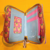 Minnie Mouse Jelly Color Block Polka Dot Zip Wallet