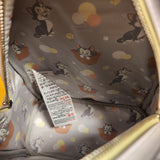 Loungefly Disney Parks Figaro Cat Pinocchio Pastel Chenille Mini Backpack