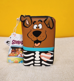 Scooby Doo Skeleton Cosplay Halloween Glow GID Zip Around Wallet