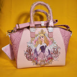 Loungefly Disney Princess Aurora Sleeping Beauty Icon Frame Satchel Handbag NEW