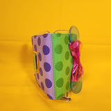 Minnie Mouse Jelly Color Block Polka Dot Zip Wallet