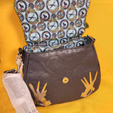 Loungefly Edward Scissorhands Sherpa Topiary Floral Horror Movie Crossbody Bag