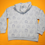 Cakeworthy Wizard of Oz Pull Over Hoodie AOP Theres No Place Like Home Large