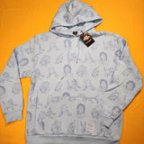 Cakeworthy Wizard of Oz Pull Over Hoodie AOP Theres No Place Like Home Large