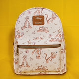 Loungefly Disney Winnie The Pooh Tigger Butterfly AOP Soft Tag Mini Backpack