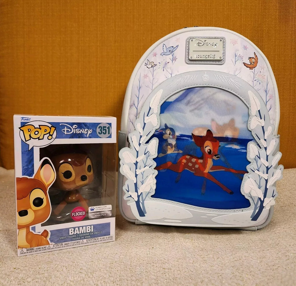 funko mini backpack Raya and the Last Dragon Tuk Tuk Mini-Backpack Opening the gate will grant you access to a hidden pocket perfect for storing your tricks and treats Bambi on Ice Lenticular Mini