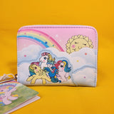Loungefly My Little Pony Equestria Rainbow Sunshine Zip Around Wallet