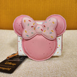 Minnie Mouse Macaron Pink Sprinkles Snack Cosplay Zip Wallet