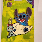 Lilo and Stitch Beach Day Sand Scrump Enamel Pin Palm Exclusive
