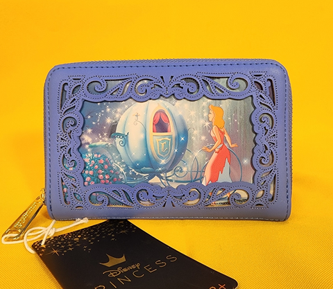 Cinderella Princess Scene Window Pumpkin Carriage Wallet