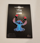 Lilo & Stitch Heart Headband Valentines Day Enamel Pin