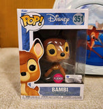 Bambi on Ice Lenticular Mini Backpack Flocked Funko Pop Set