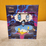 Aladdin Genie Mixed Emotions Interchangeable Face 3" Pin