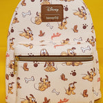 Disney Pluto Baby Dog AOP Soft Tag Mini Backpack