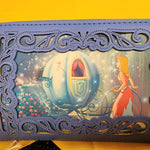 Cinderella Princess Scene Window Pumpkin Carriage Wallet