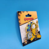 Garfield Guitar Music Spinning Wheel Enamel Pin Nickelodeon NEW