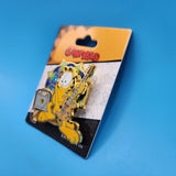 Garfield Guitar Music Spinning Wheel Enamel Pin Nickelodeon NEW