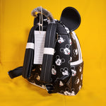 Loungefly Disney Parks Mickey Mouse AOP Faces Expressions Ears Mini Backpack
