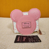 Minnie Mouse Macaron Pink Sprinkles Snack Cosplay Zip Wallet