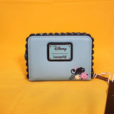 Loungefly Disney Tangled Pascal Pose Embroidered Floral Rapunzel Zip Wallet