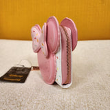 Minnie Mouse Macaron Pink Sprinkles Snack Cosplay Zip Wallet