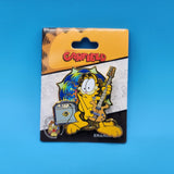 Garfield Guitar Music Spinning Wheel Enamel Pin Nickelodeon NEW
