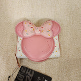 Minnie Mouse Macaron Pink Sprinkles Snack Cosplay Zip Wallet