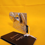 Minnie Mouse Bow Metallic Gold Silver Quilted Cardholder