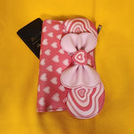 Mickey & Minnie Mouse Love Story Heart Ears Bow Cosplay Wallet