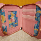 Minnie Mouse Macaron Pink Sprinkles Snack Cosplay Zip Wallet