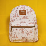 Loungefly Disney Winnie The Pooh Tigger Butterfly AOP Soft Tag Mini Backpack