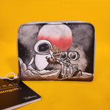 Loungefly Disney Pixar WALL-E EVE & WALL-E Plant Boot Moon Zip Around Wallet