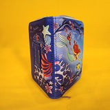 Loungefly Disney Princess Little Mermaid Ariel Flounder Sebastian Zip Wallet NEW