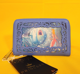 Cinderella Princess Scene Window Pumpkin Carriage Wallet
