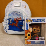 Bambi on Ice Lenticular Mini Backpack Flocked Funko Pop Set