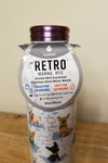 Manna Retro French Bulldog Stainless Steel 20 Oz Frenchie Water Bottle