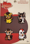 Villainous Valentines Enamel Pin Set