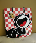 Loungefly X FELIX The Cat 100th Anniversary Chenille Tote Bag