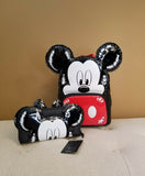Mickey & Minnie Mouse Balloon Backpack and Wallet Set