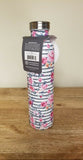 Manna Stainless Steel 20 Oz Water Bottle Matte Flower Retro