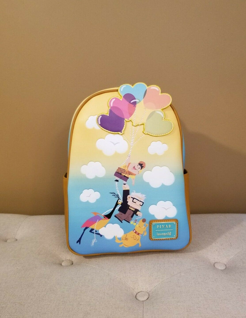 dug mini backpack Pixar Up Heart Balloons Russel Carl Dug Kevin Mini Backpack – Get Lojos Mojo