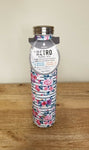 Manna Stainless Steel 20 Oz Water Bottle Flower Retro