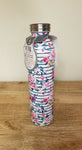 Manna Stainless Steel 20 Oz Water Bottle Flower Retro