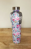 Manna Stainless Steel 20 Oz Water Bottle Flower Retro