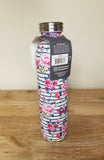Manna Stainless Steel 20 Oz Water Bottle Flower Retro
