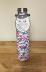 Manna Stainless Steel 20 Oz Water Bottle Flower Retro