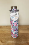 Manna Stainless Steel 20 Oz Water Bottle Flower Retro