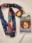 Chucky Child's Play Good Guys Wanna Play Horror Movie Lanyard