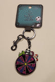 Nightmare Before Christmas Oogie Boogie Spinning Wheel Keychain