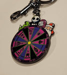 Nightmare Before Christmas Oogie Boogie Spinning Wheel Keychain